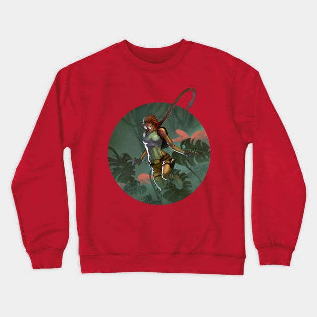 Tomb Raider Crewneck Sweatshirt by tattts